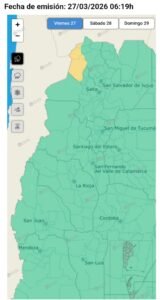 27 MAR I #Alerta para hoy:…