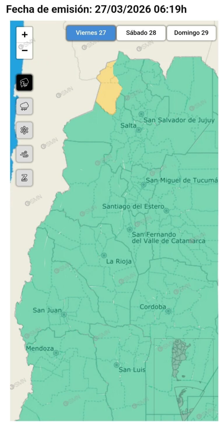 27 MAR I #Alerta para hoy:…
