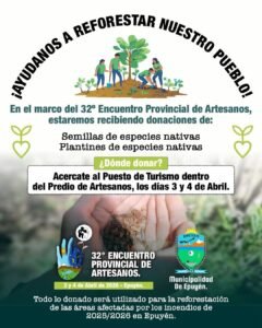 AYUDANOS A REFORESTAR NUESTRO PUEBLO!…