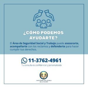 Podemos ayudarte si tenés dudas sobre:…