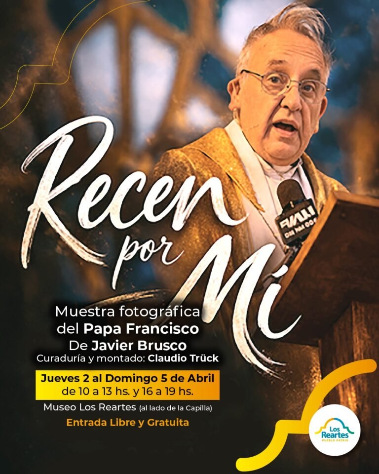 Muestra fotográfica del Papa Francisco en Los Reartes…