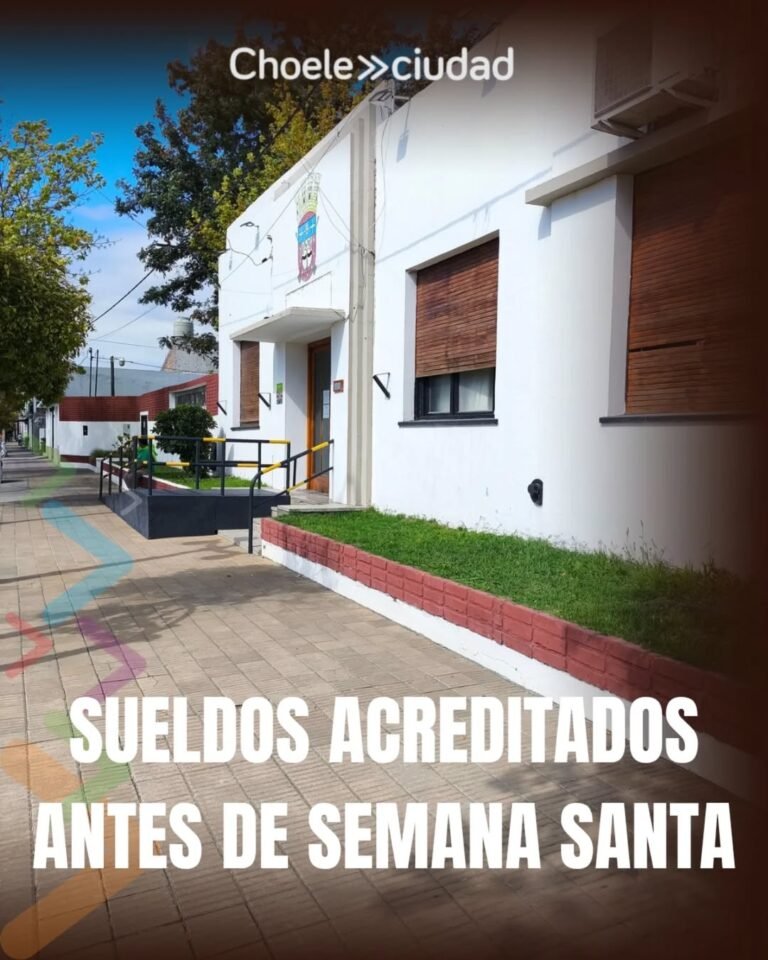 Los haberes de los trabajadores municipales estarán acreditados antes de Semana Santa….