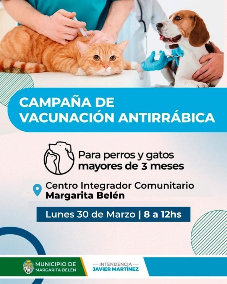 CAMPAÑA DE VACUNACIÓN ANTIRRÁBICA…