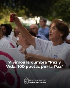 Valle Hermoso se vistió de blanco por la Paz…