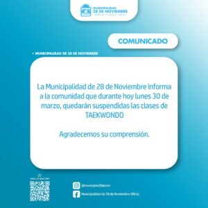 SUSPENSIÓN DE ACTIVIDADES…