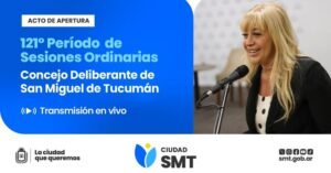 Este 1° de marzo, la intendente Rossana Chahla presidirá el Acto de Apertura de Sesiones Ordinarias en el Honorable Concejo Deliberante de S…