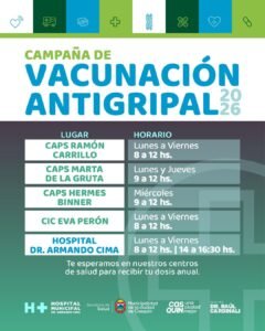 ¡Comenzó la Campaña de Vacunación Antigripal 2026!…
