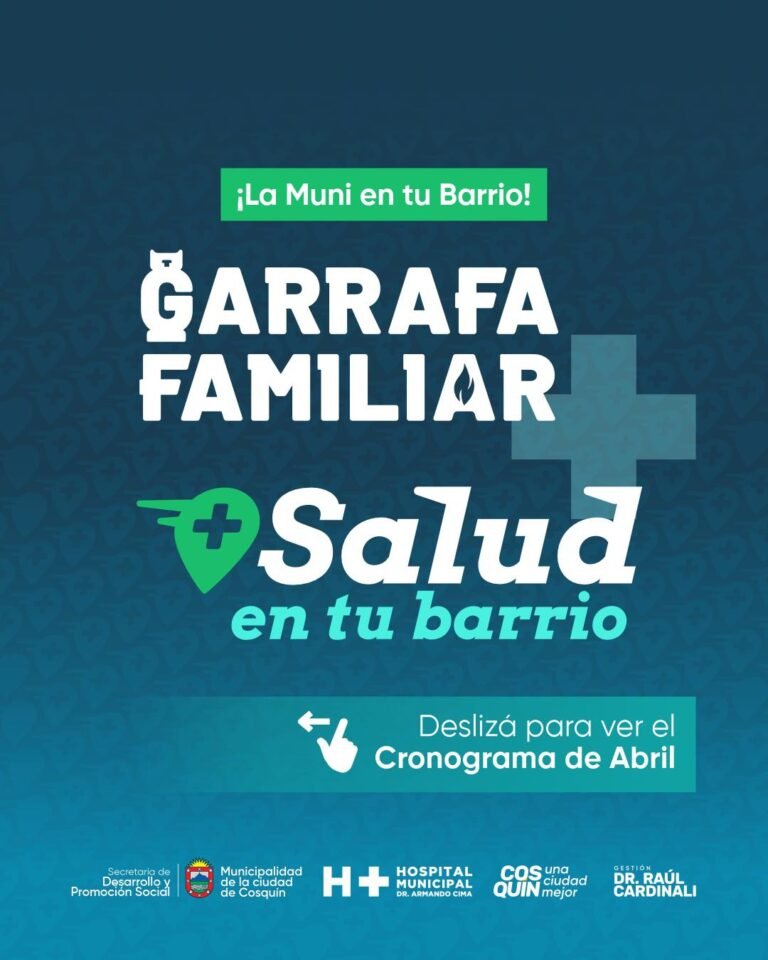 ¡La Muni en tu barrio!…