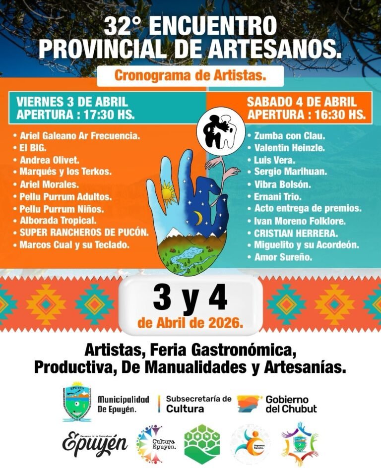 ¡TODO LISTO PARA EL 32° ENCUENTRO PROVINCIAL DE ARTESANOS!…