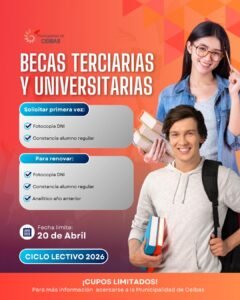 •BECAS TERCIARIAS Y UNIVERSITARIAS•…