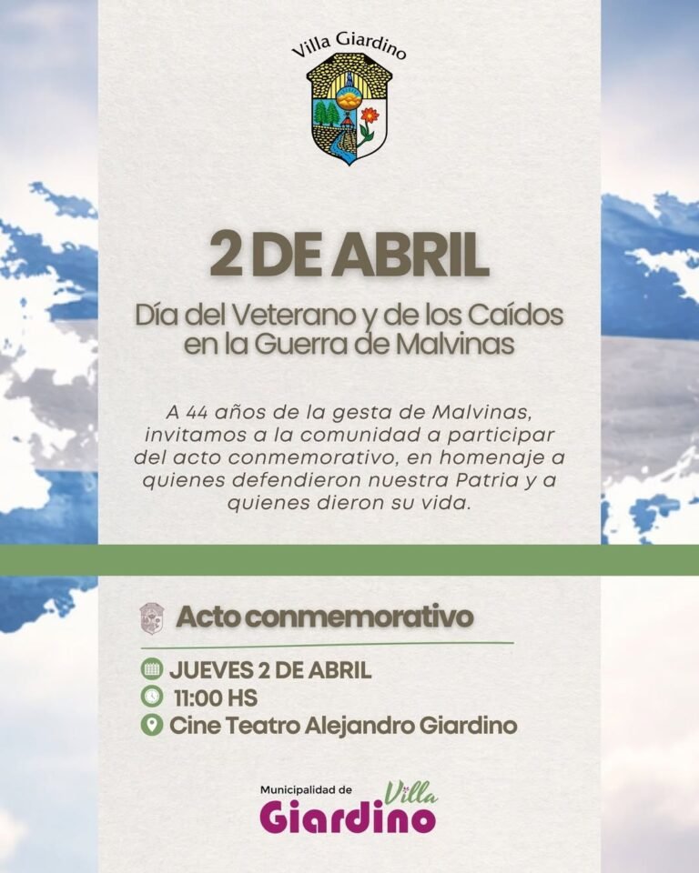 2 de Abril | Día del Veterano y de los Caídos en la Guerra de Malvinas…