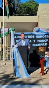 Palabras del intendente Javier Martínez en el acto por el 44 aniversario de la gesta de Malvinas