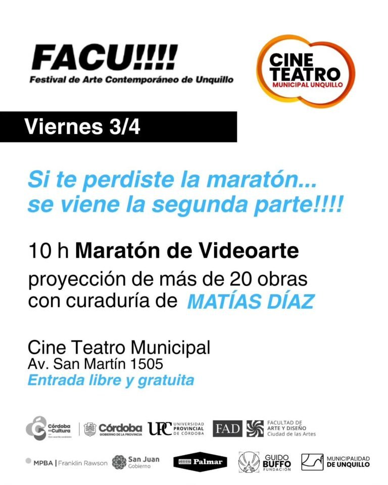 MARATÓN DE VIDEOARTE…