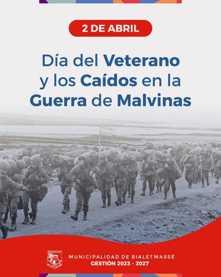 2 DE ABRIL: Día del Veterano y los Caídos en la Guerra de Malvinas…