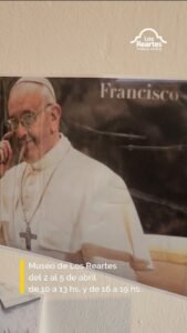 Muestra fotográfica del Papa Francisco en Los Reartes…