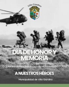 Día del Veterano y de los Caídos en la Guerra de Malvinas…