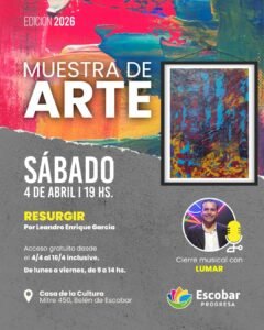 MUESTRA DE ARTE EN LA CASA DE LA CULTURA…