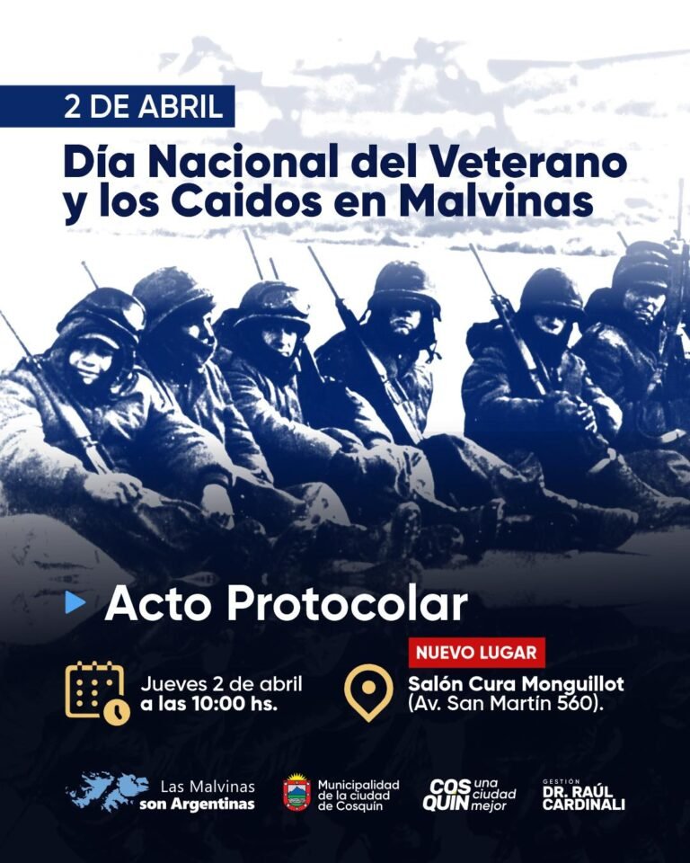 Acto por el Día del Veterano y de los Caídos en Malvinas…