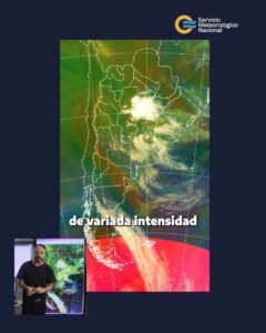 6 ABR I  Informe del @smn_argentina por alertas de lluvias y tormentas para en centro-este del país