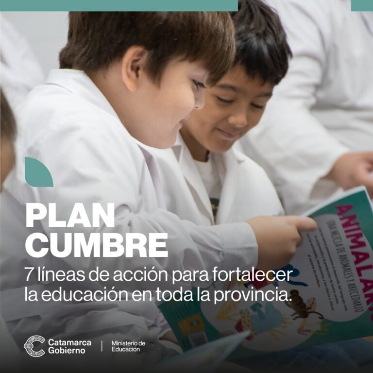 Con el Plan Cumbre, consolidamos una política educativa que prioriza a estudiantes, docentes y comunidades educativas en todo el territorio….