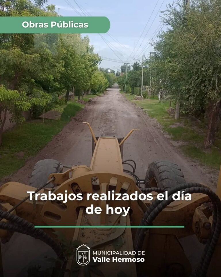 Durante la jornada de hoy se están llevando adelante diversas tareas de mantenimiento y servicios en distintos sectores de la localidad….