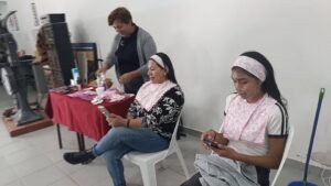 JESSICA AVALOS – DIR. DE CULTURA – PROF. ALEJANDRO SUMBAY Y PROF. LUCIA MIRANDA – JORNADA DE EXPOSICION DE CARRERA EN EL CARMEN DEL NUEVO HO…