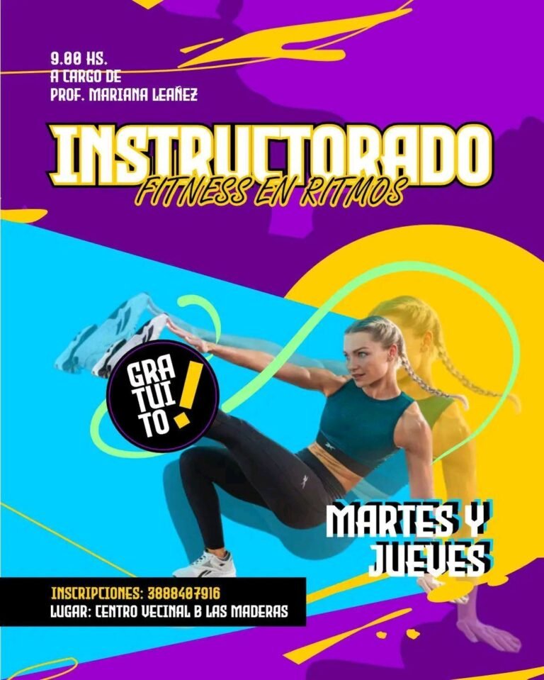 Te esperamos el jueves 9 de abril, a participar del Instructorado Fitness en Ritmos, una propuesta ideal para activarte, aprender y disfrut…