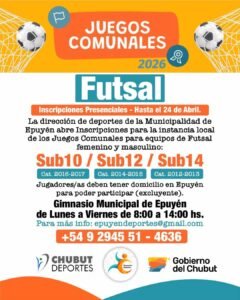 Juegos Comunales Futsal….
