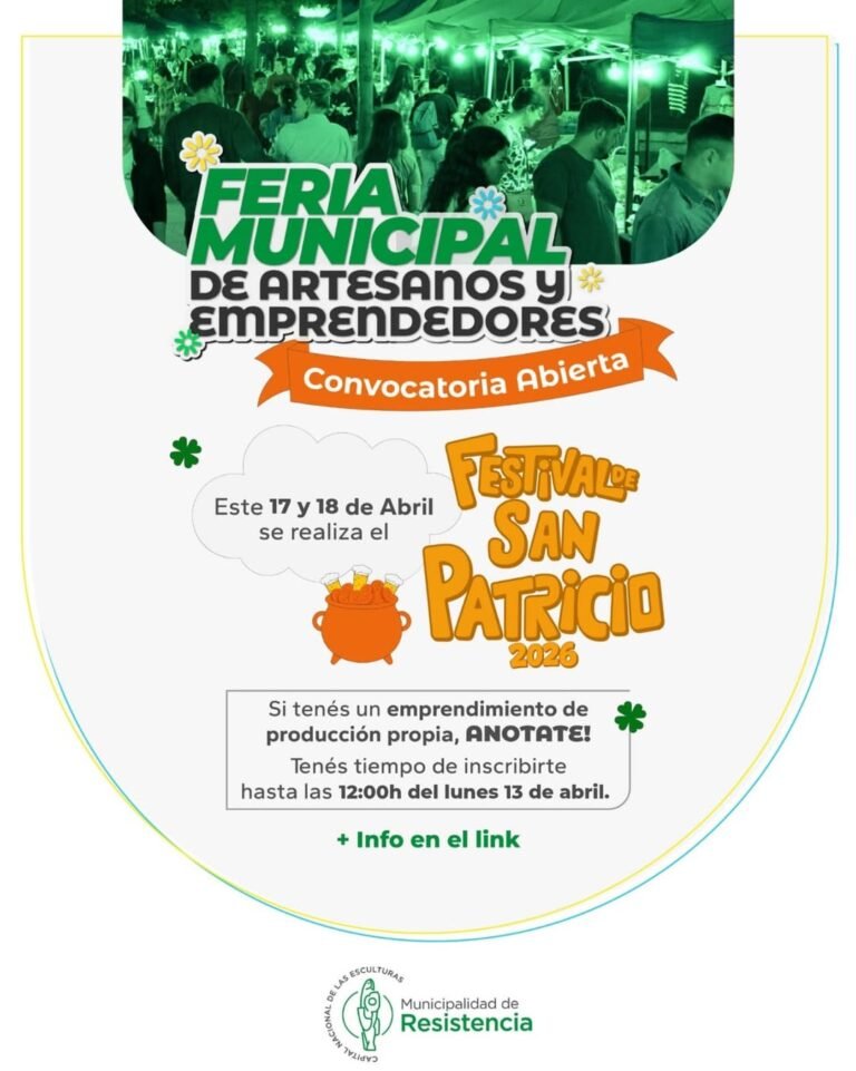 San Patricio se reprograma para el 17 y 18 de abril…