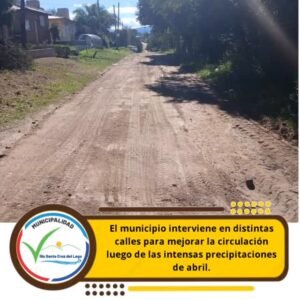 El Municipio continúa llevando adelante tareas de arreglo y mantenimiento de calles con el objetivo de optimizar la circulación, tras las re…