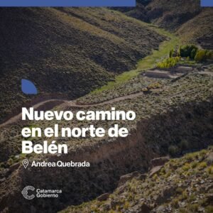 Nuevo acceso a Puesto Andrea Quebrada…