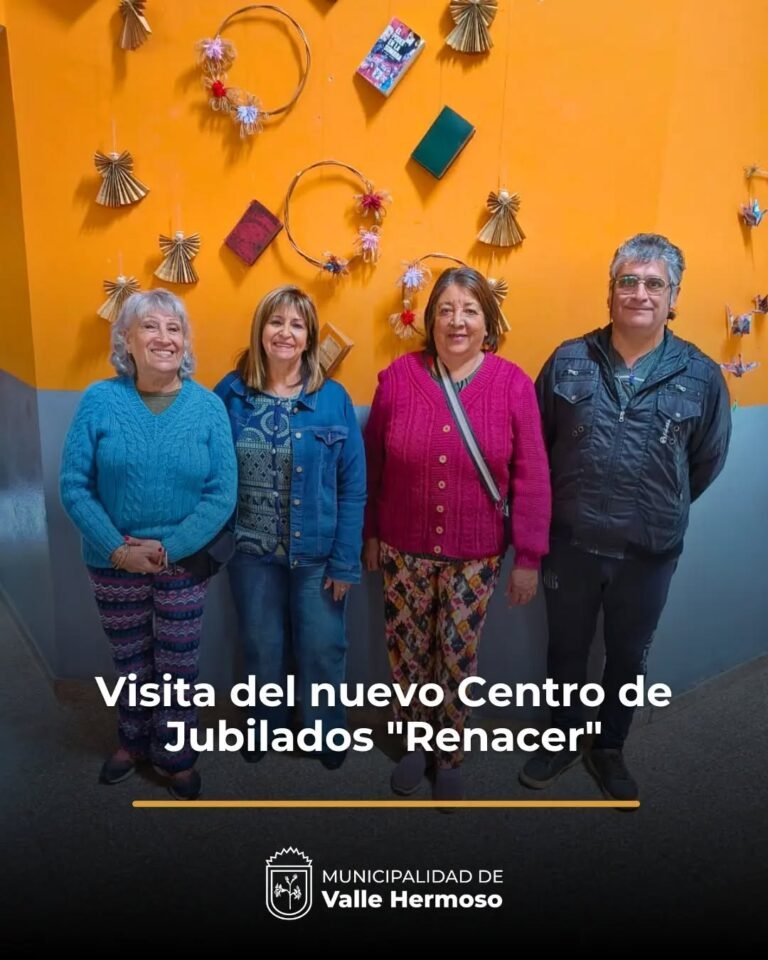Recibimos la visita de integrantes del Nuevo Centro de Jubilados de Valle Hermoso “Renacer”…