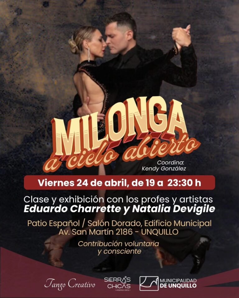 MILONGA A CIELO ABIERTO…