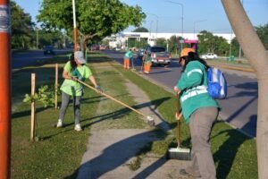 Trabajamos para mantener la ciudad en orden….
