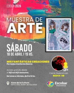 MUESTRA DE ARTE EN LA CASA DE LA CULTURA…