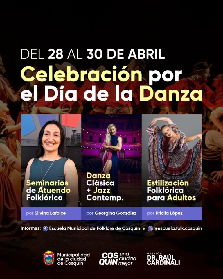 ¡Celebramos el Día Internacional de la Danza en Cosquín!…