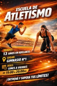 ¡Se viene la Escuela de Atletismo!…